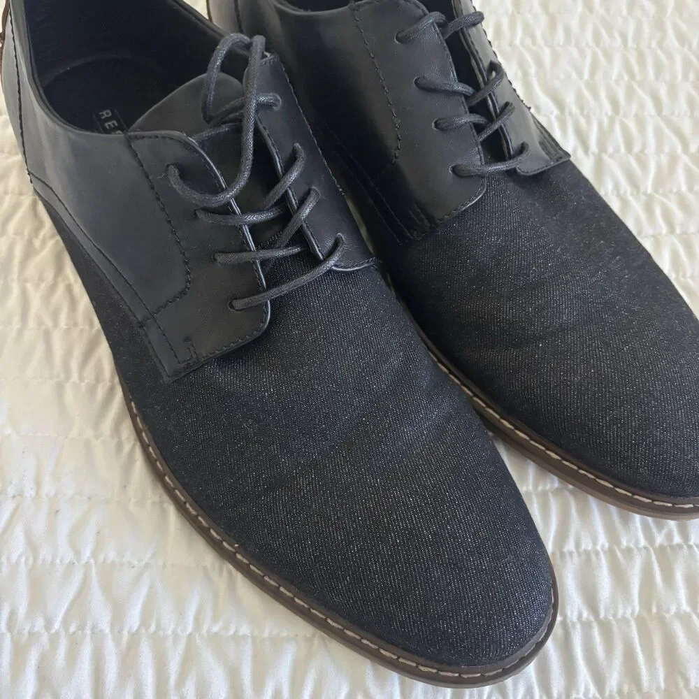 Restoration Hayes 312097 Hayes Men’s Oxford Shoe Black Lace-Up 11.5 M
